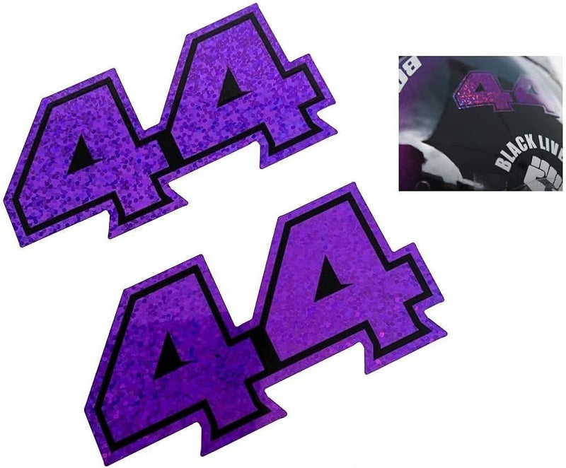 Purple Sparkle Lewis Hamilton Number 44 Vinyl Sticker