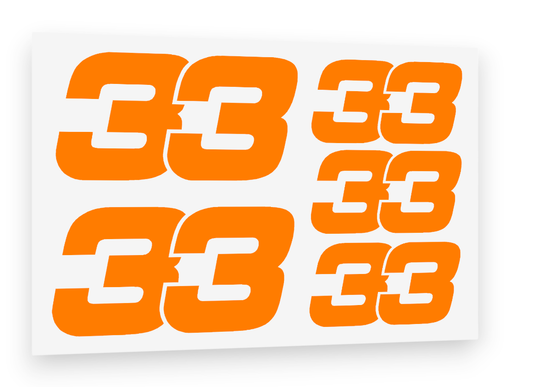 Picture_of_Max_Verstappen_Sticker_Number_33_Fluorescent_Neon_RED