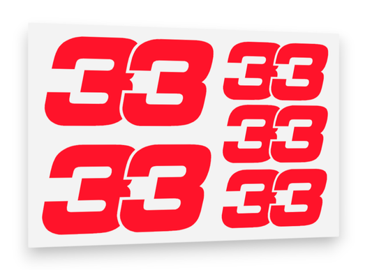 Picture_of_Max_Verstappen_Sticker_Number_33_Fluorescent_Neon_RED